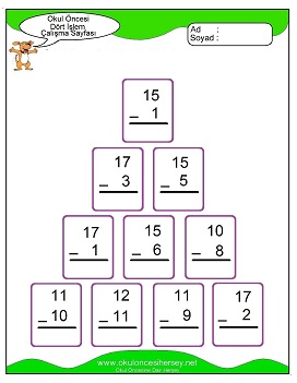 İşlemler yaprak test